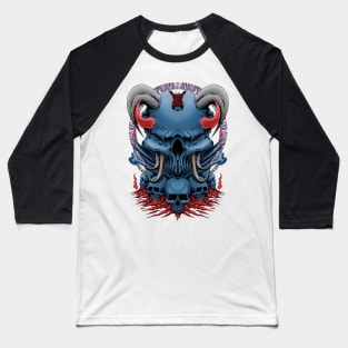 Morbid Skull 002 Baseball T-Shirt